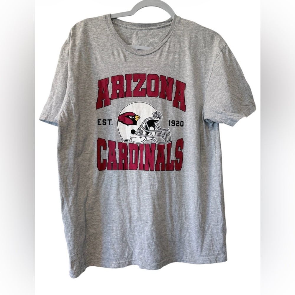 NFL Arizona Cardinals men’s Large short sleeve Heather gray T-shirt